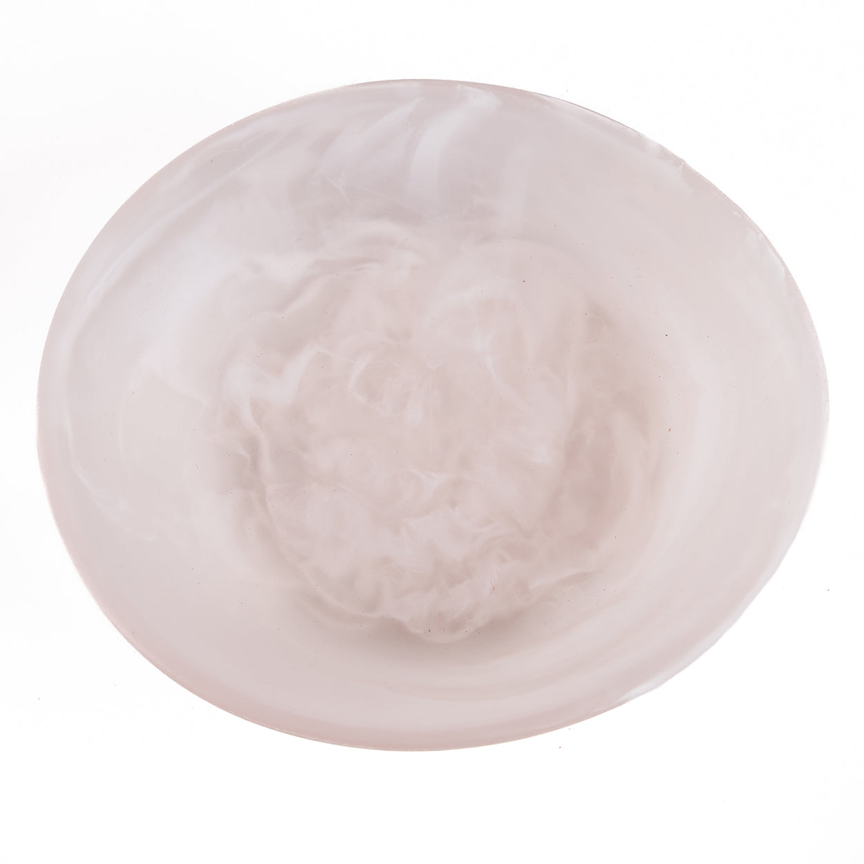 The Resin Organic Bowl - Pink White - M