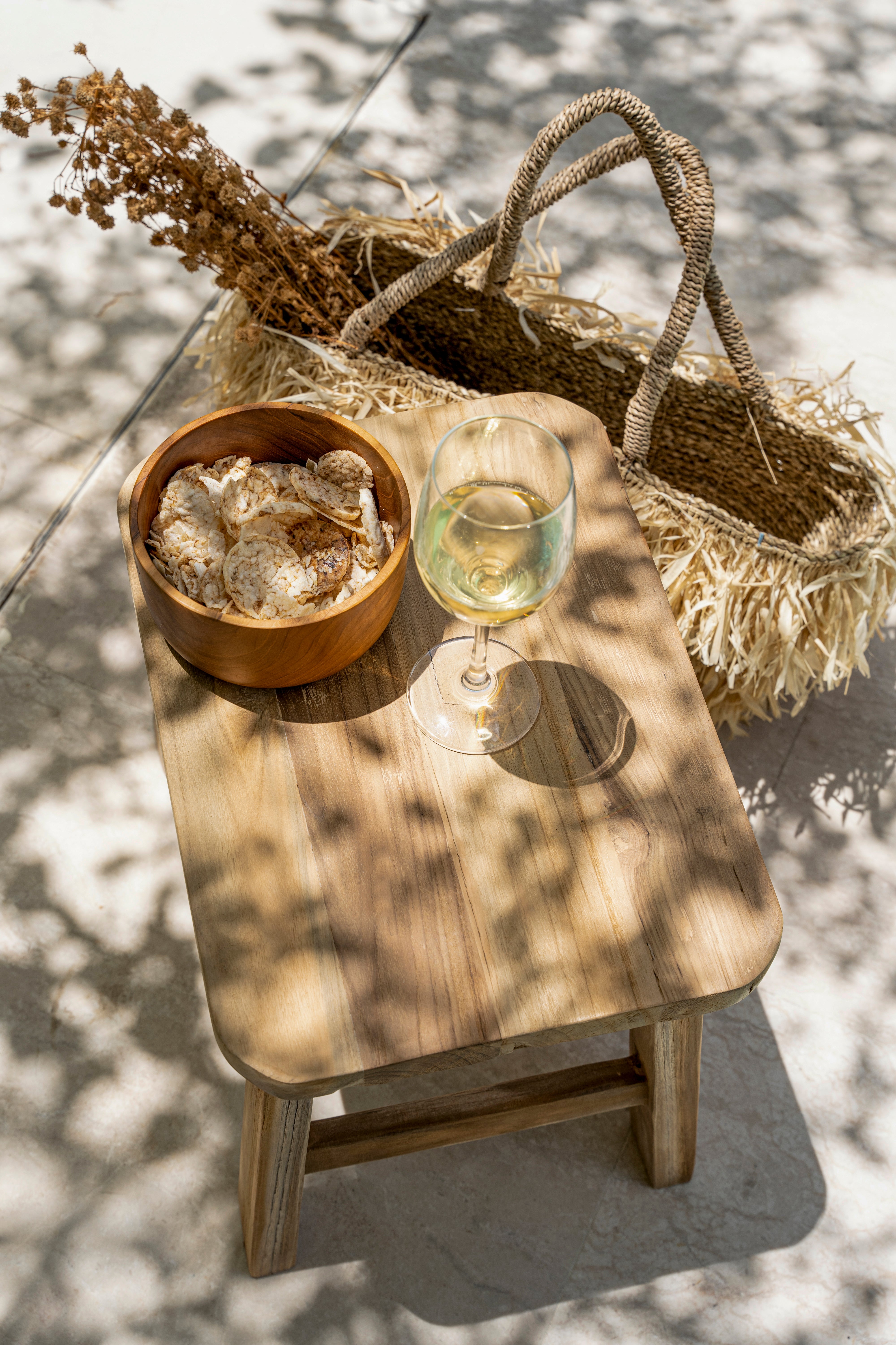 The Teak Root Salad Bowl - S