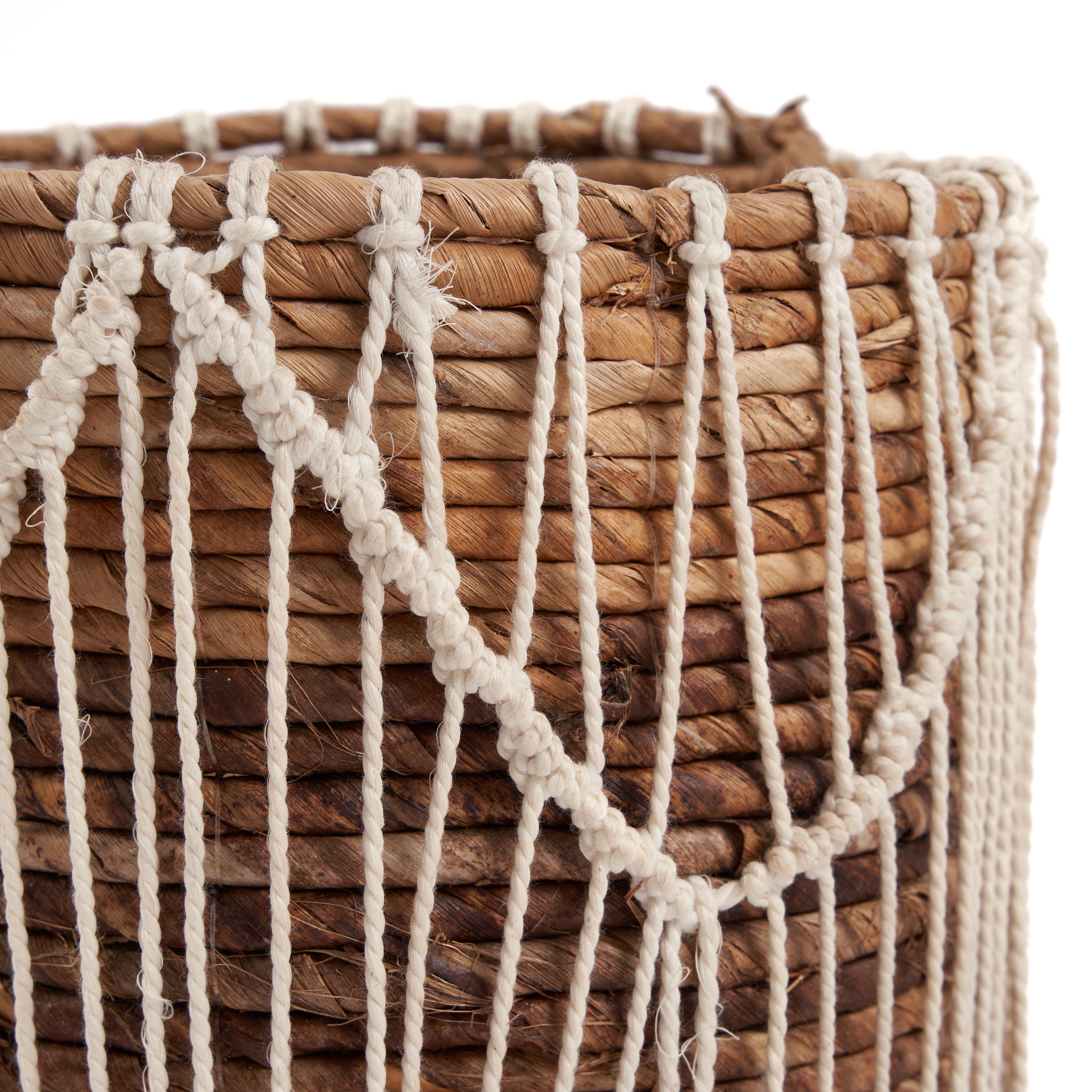 The Macra-mazing Basket - Natural White - L