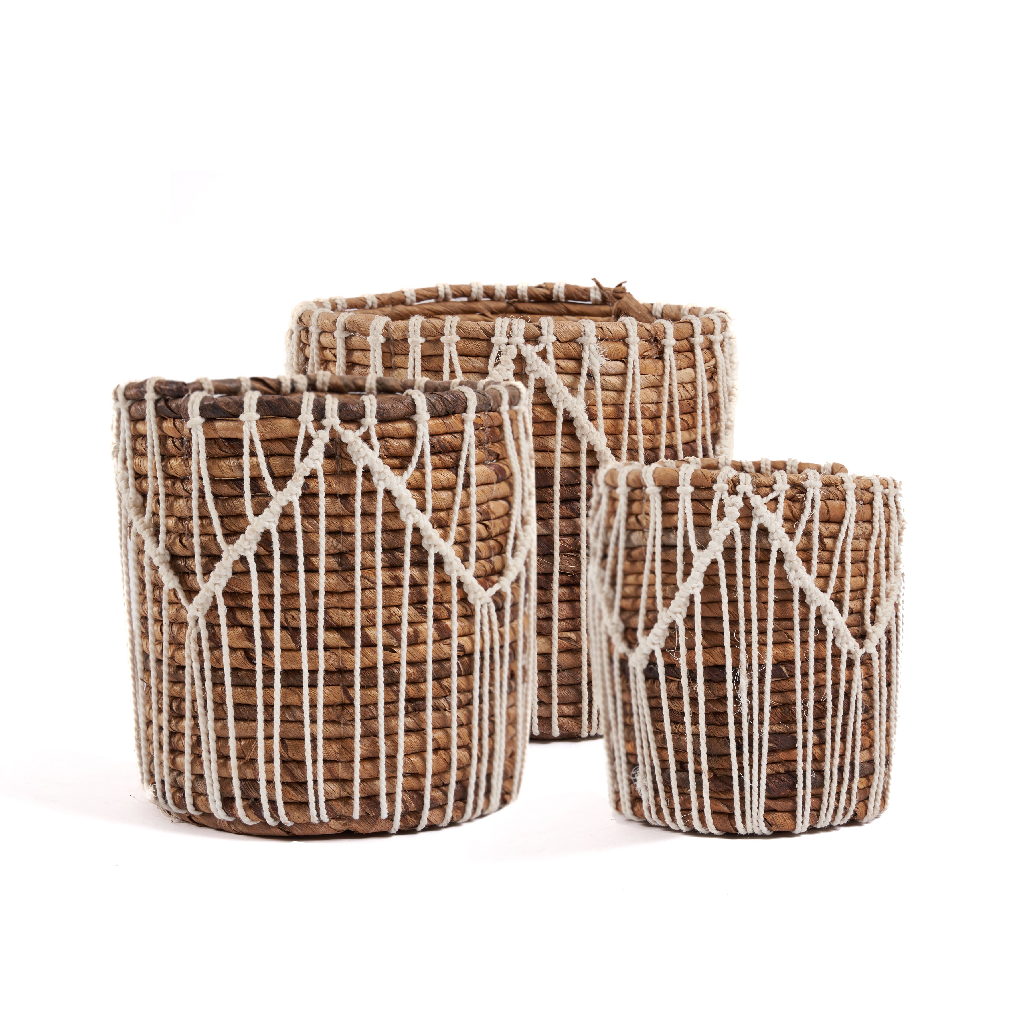 The Macra-mazing Basket - Natural White - L