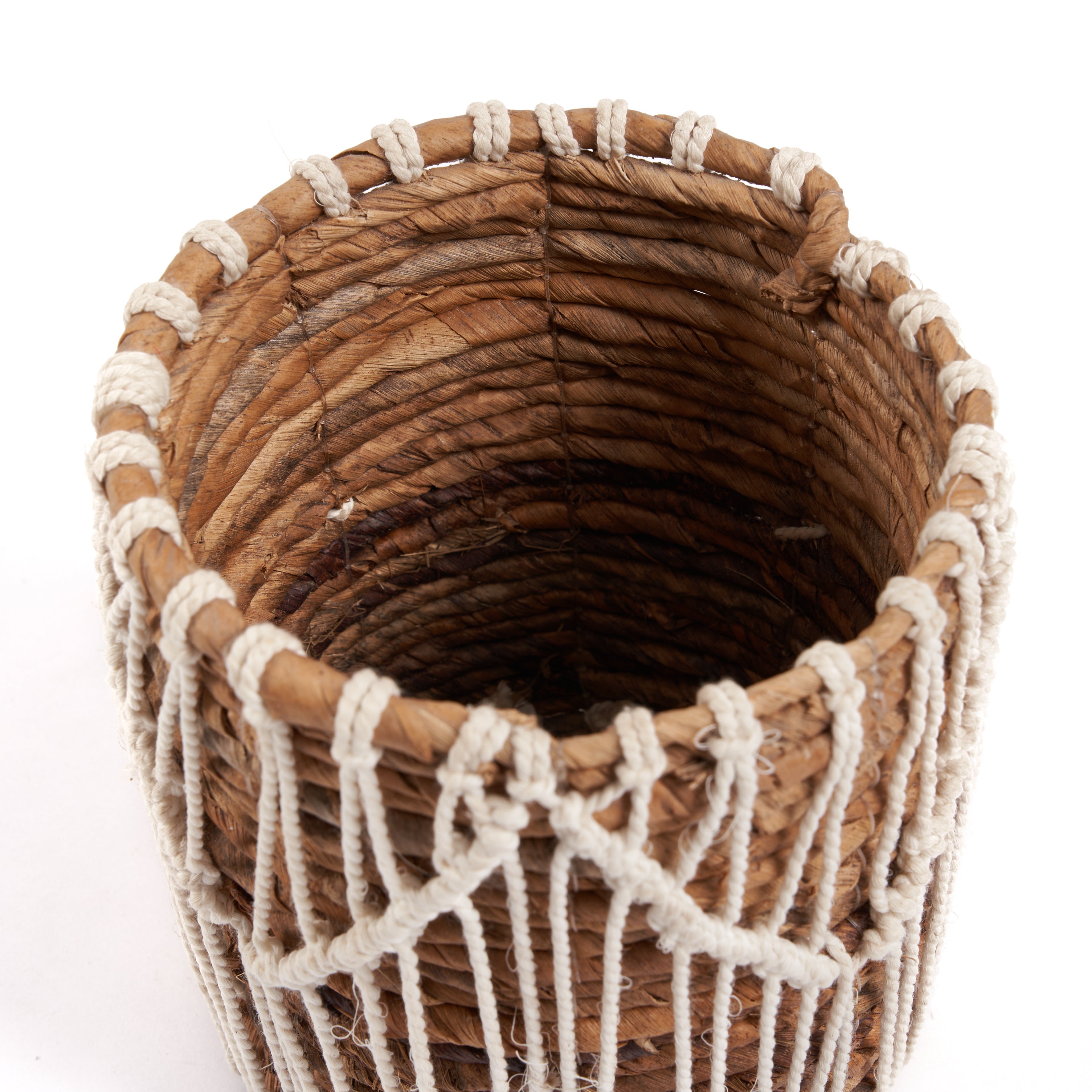 The Macra-mazing Basket - Natural White - S