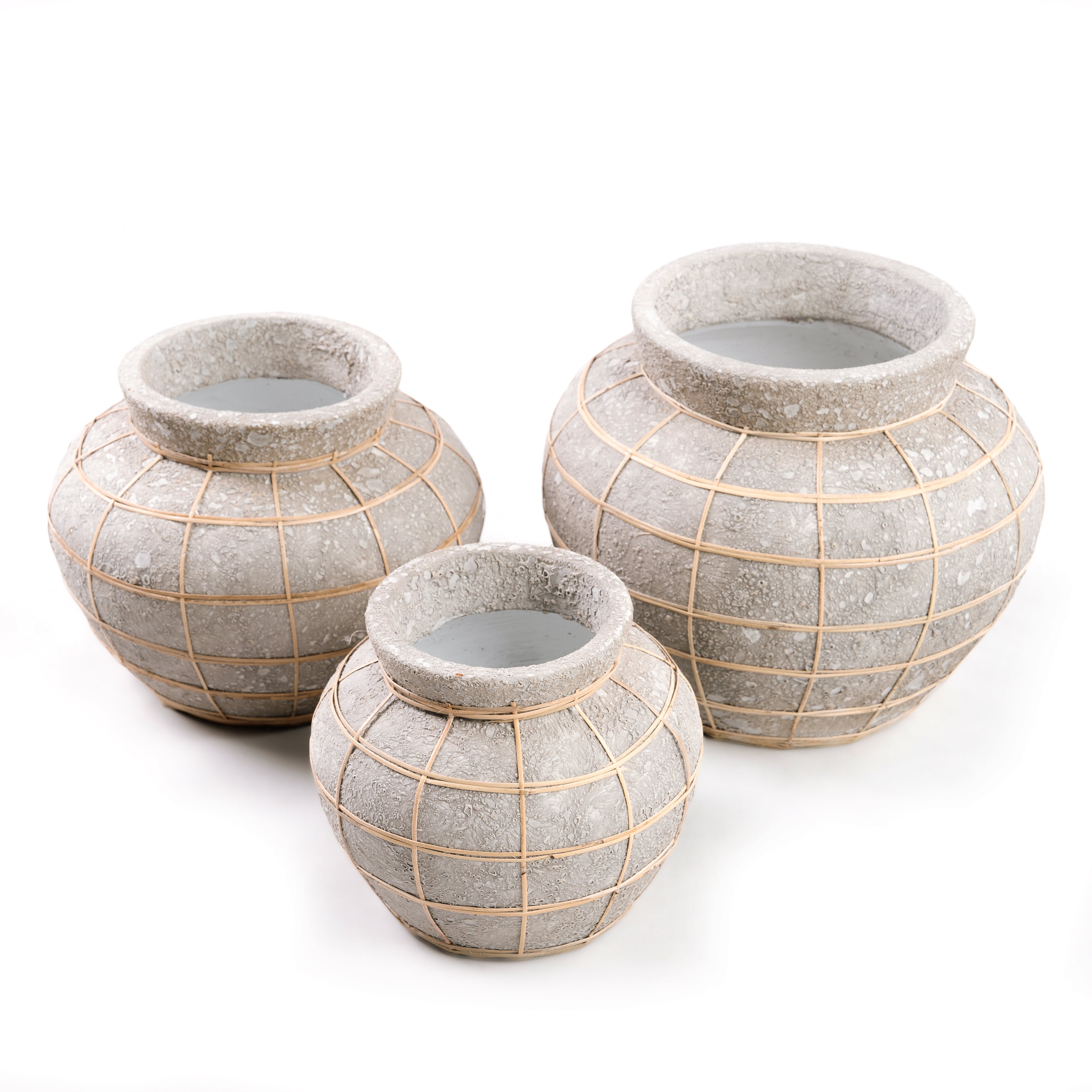 The Belly Vase - Concrete Natural - M