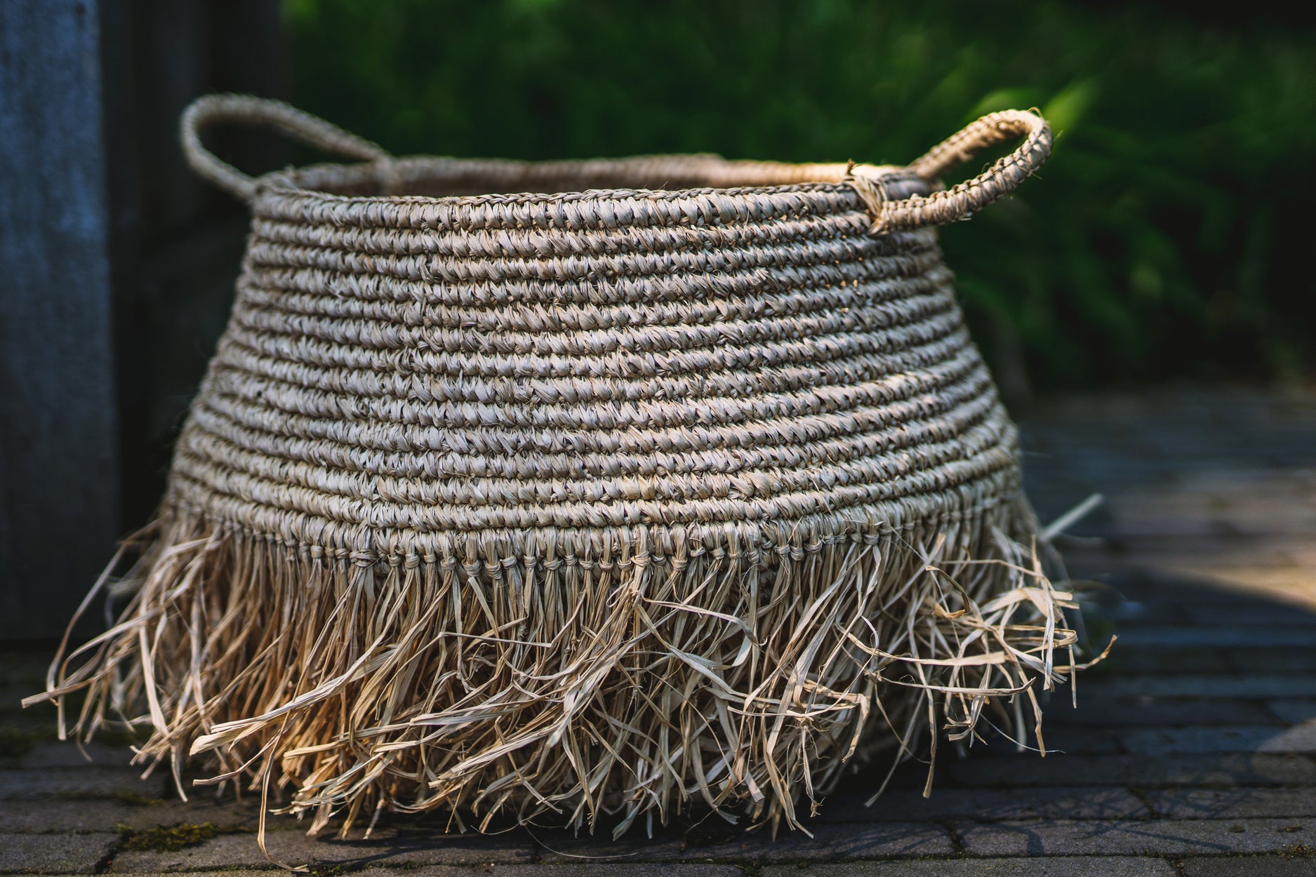 The Raffia Deluxe Baskets - Natural - L