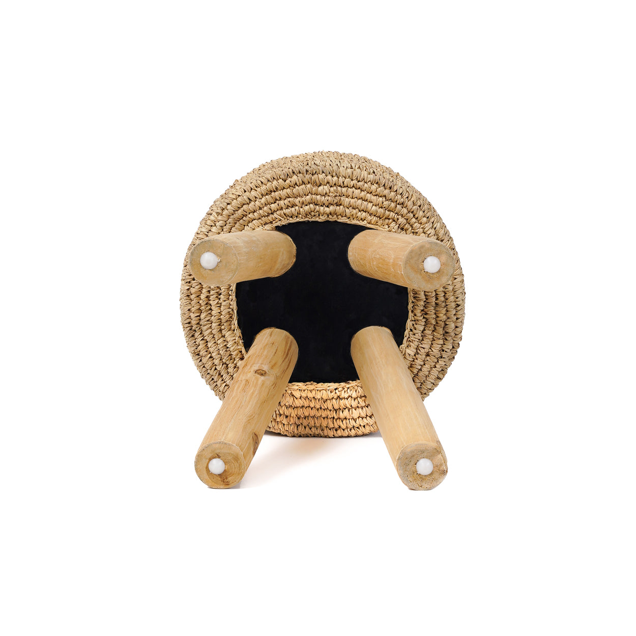 The Raffia Stool - Natural