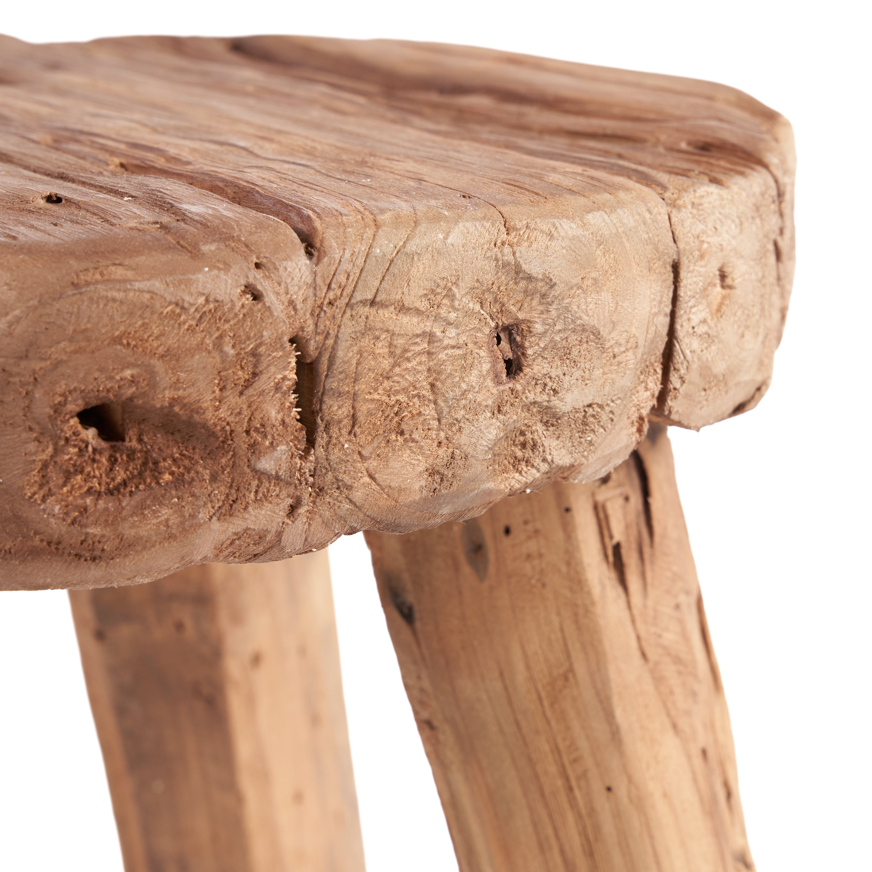 The Marabunta Rustic Side Table - Natural