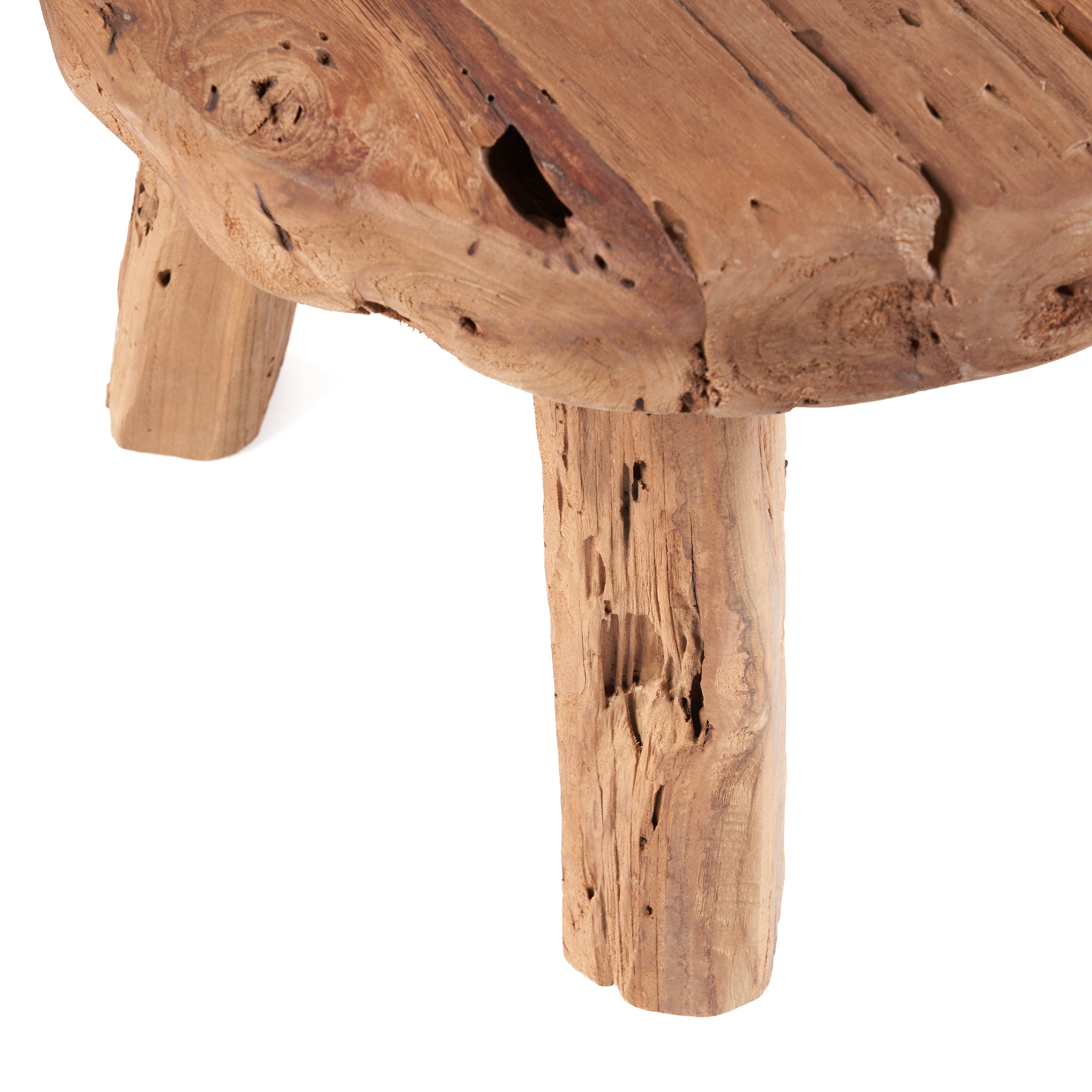 The Marabunta Rustic Side Table - Natural