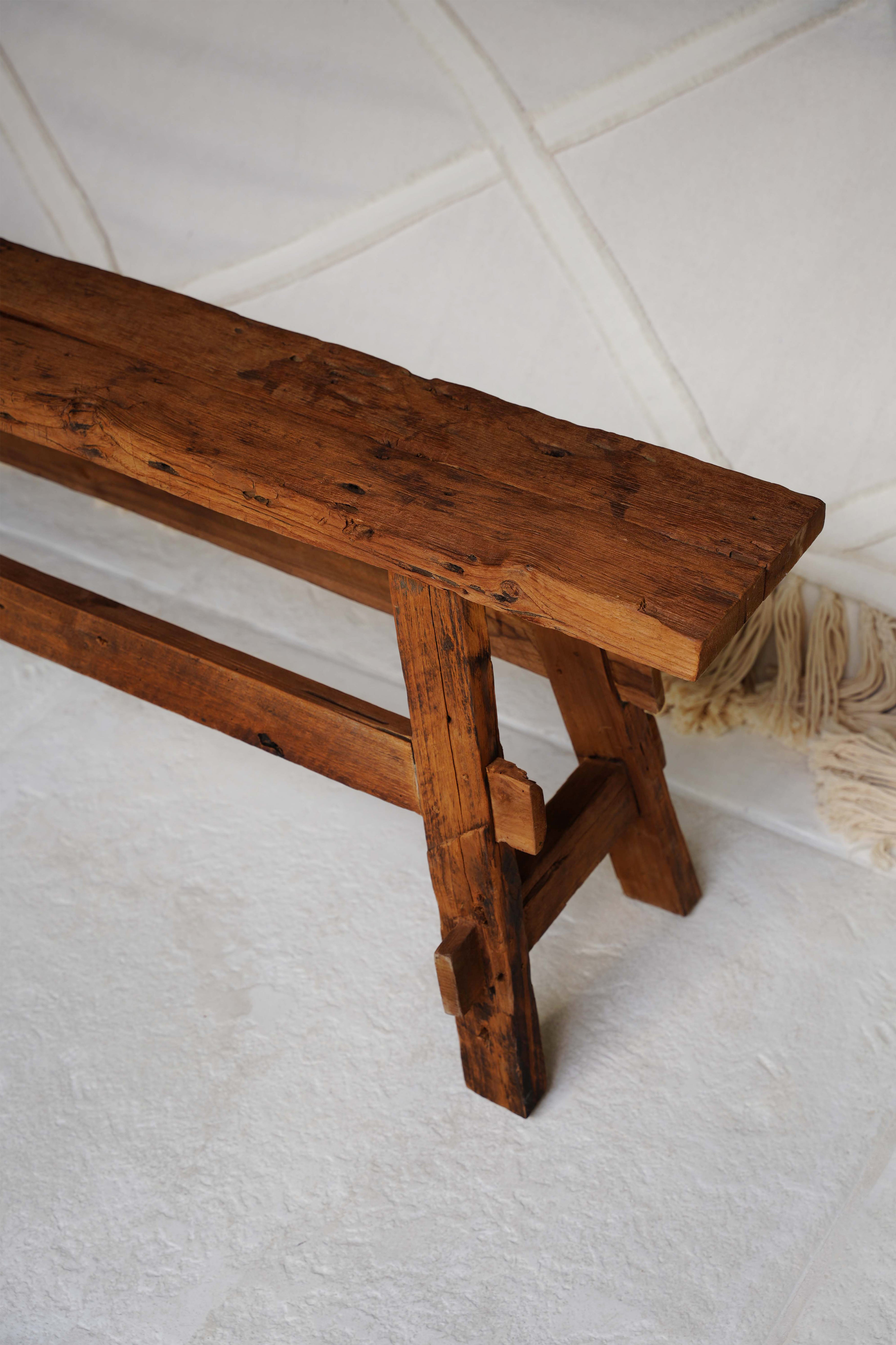 The Beauteous Rustic Bench - Natural