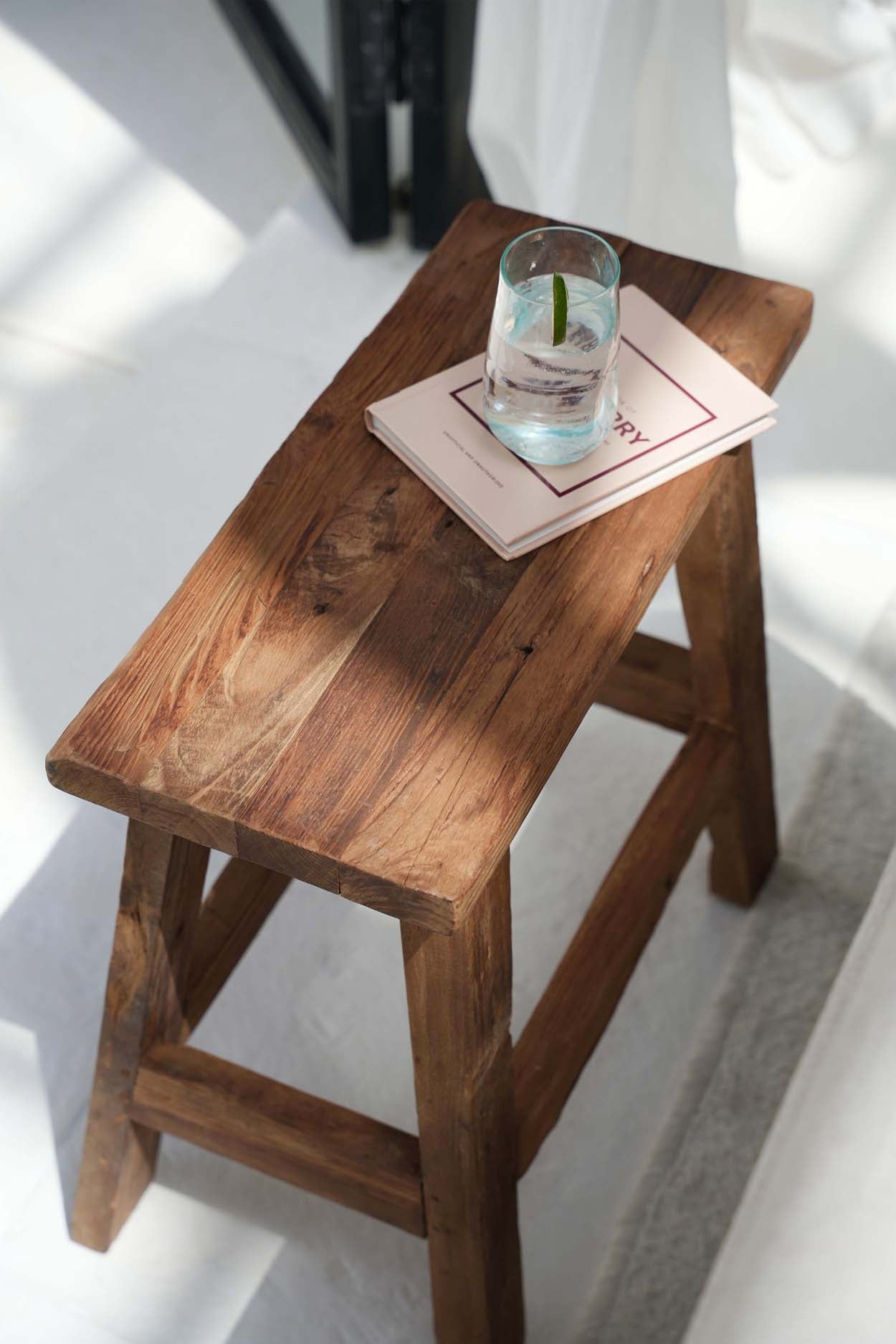 The Fab Rustic Stool - Natural