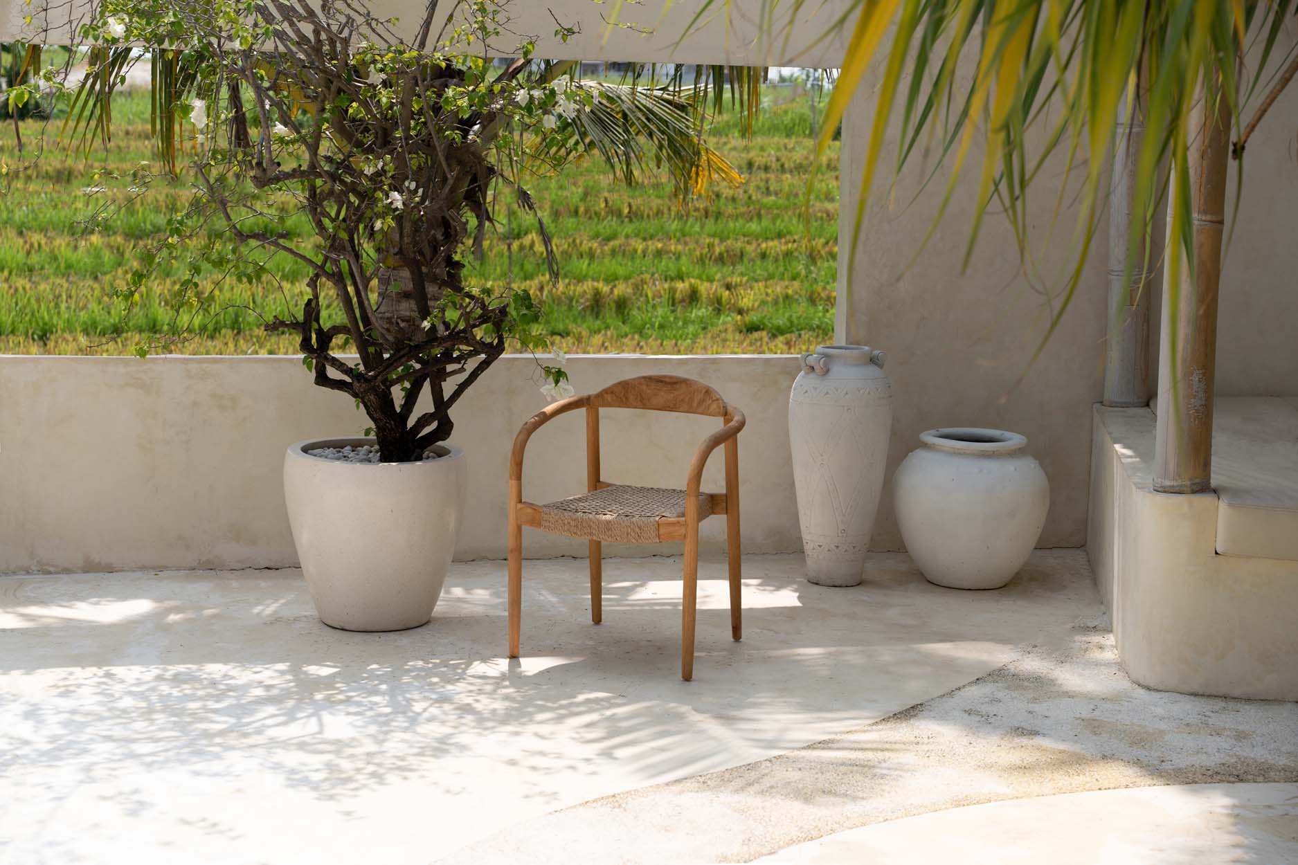 The Amaya Dining Chair - Natural - Outdoor