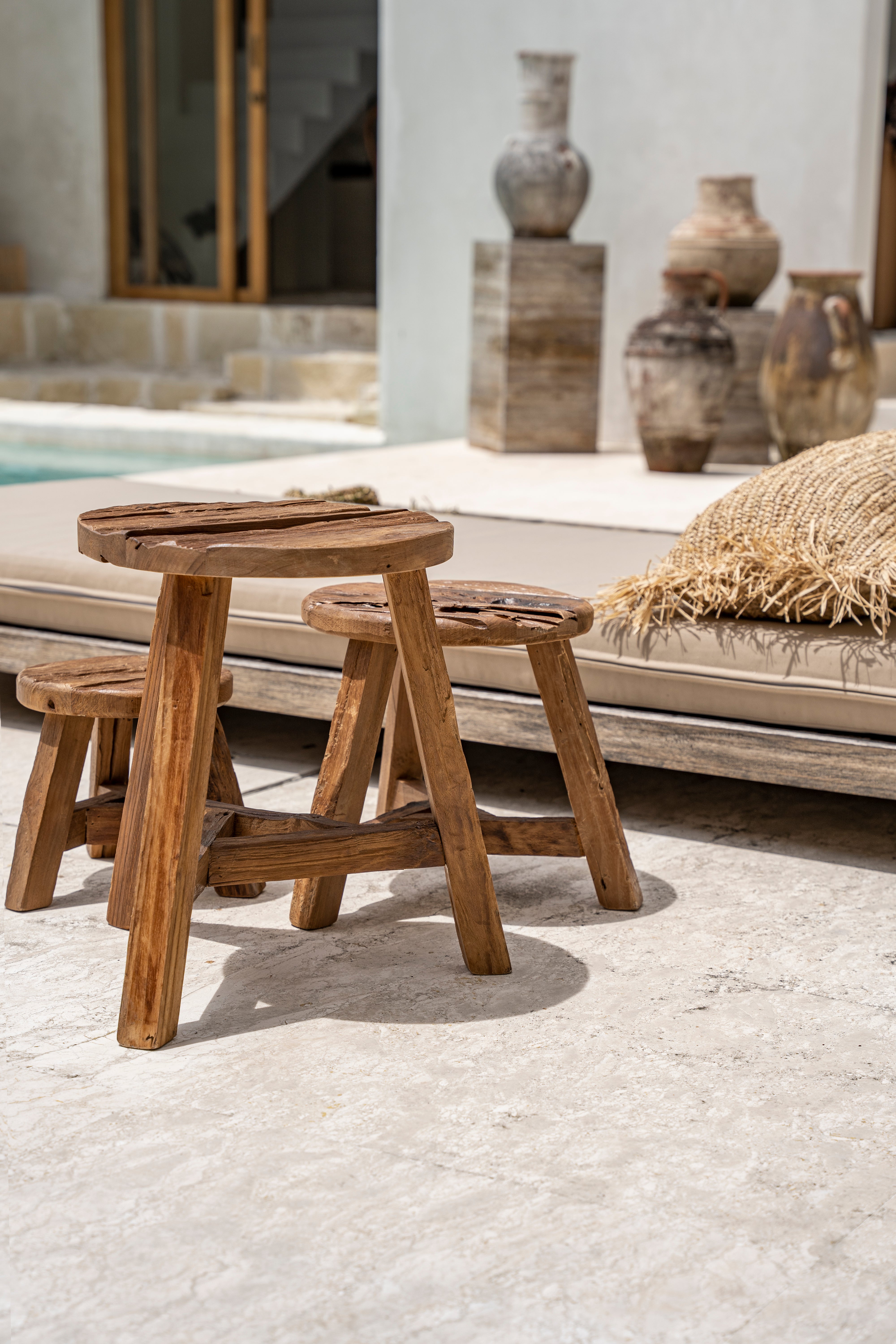 The Yatai Stool - Natural - L