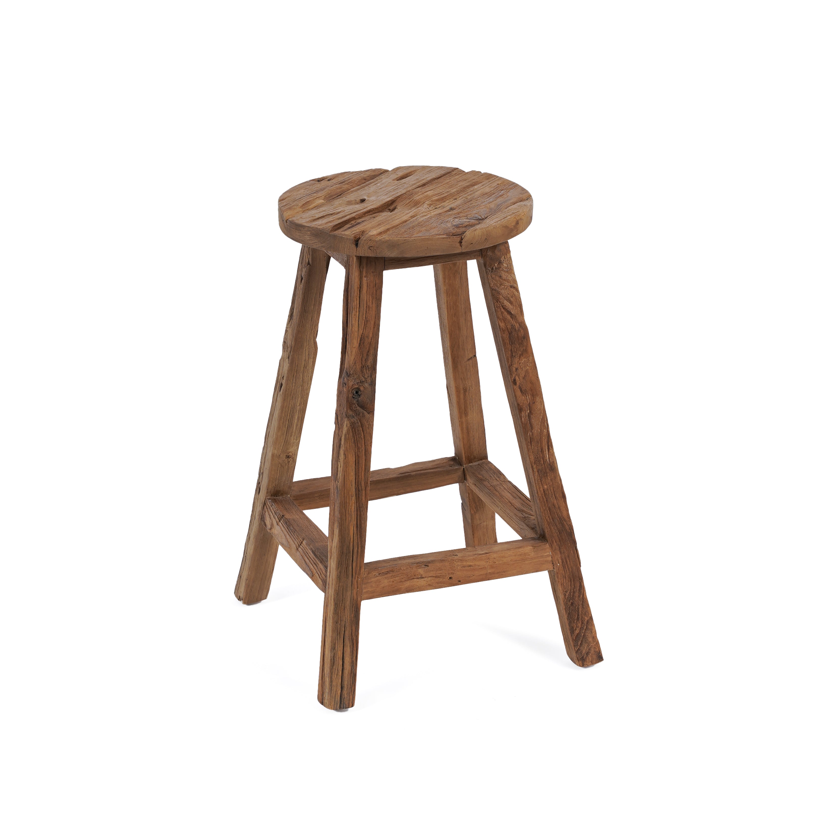 The Shibori Bar Stool - Natural