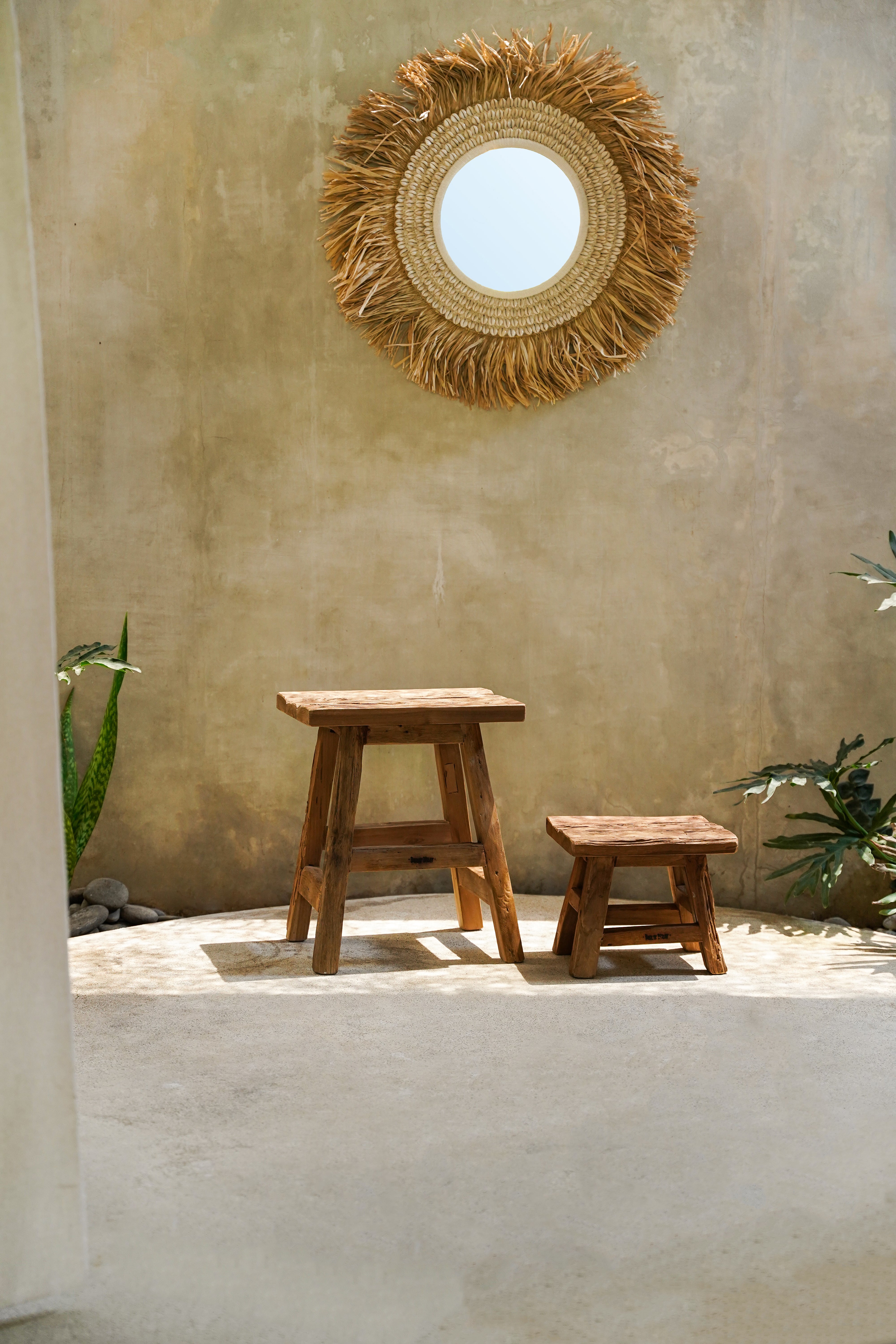 The Yoke Stool - Natural - L