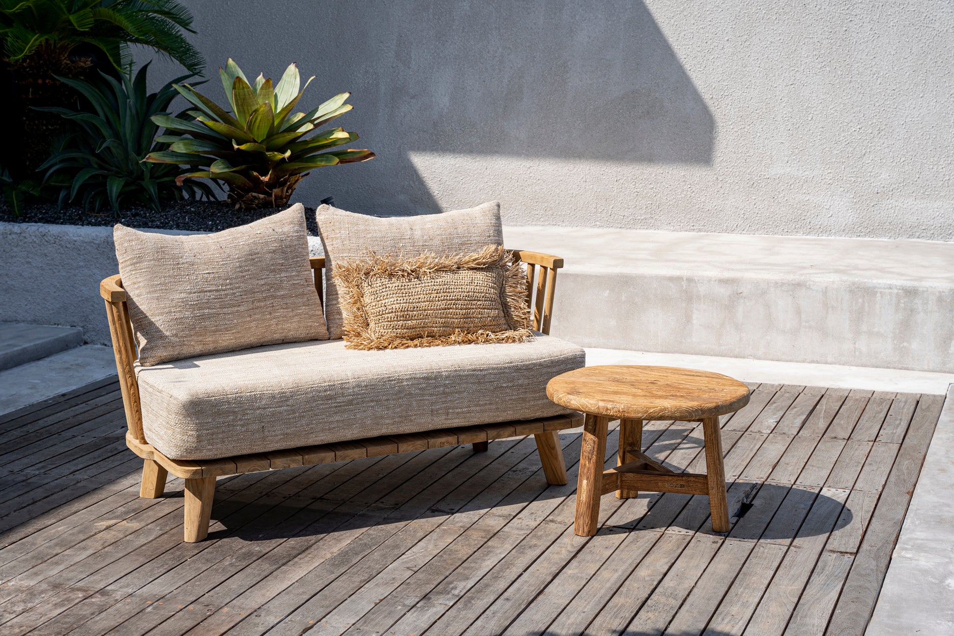 The Malawi Two Seater - Natural Beige