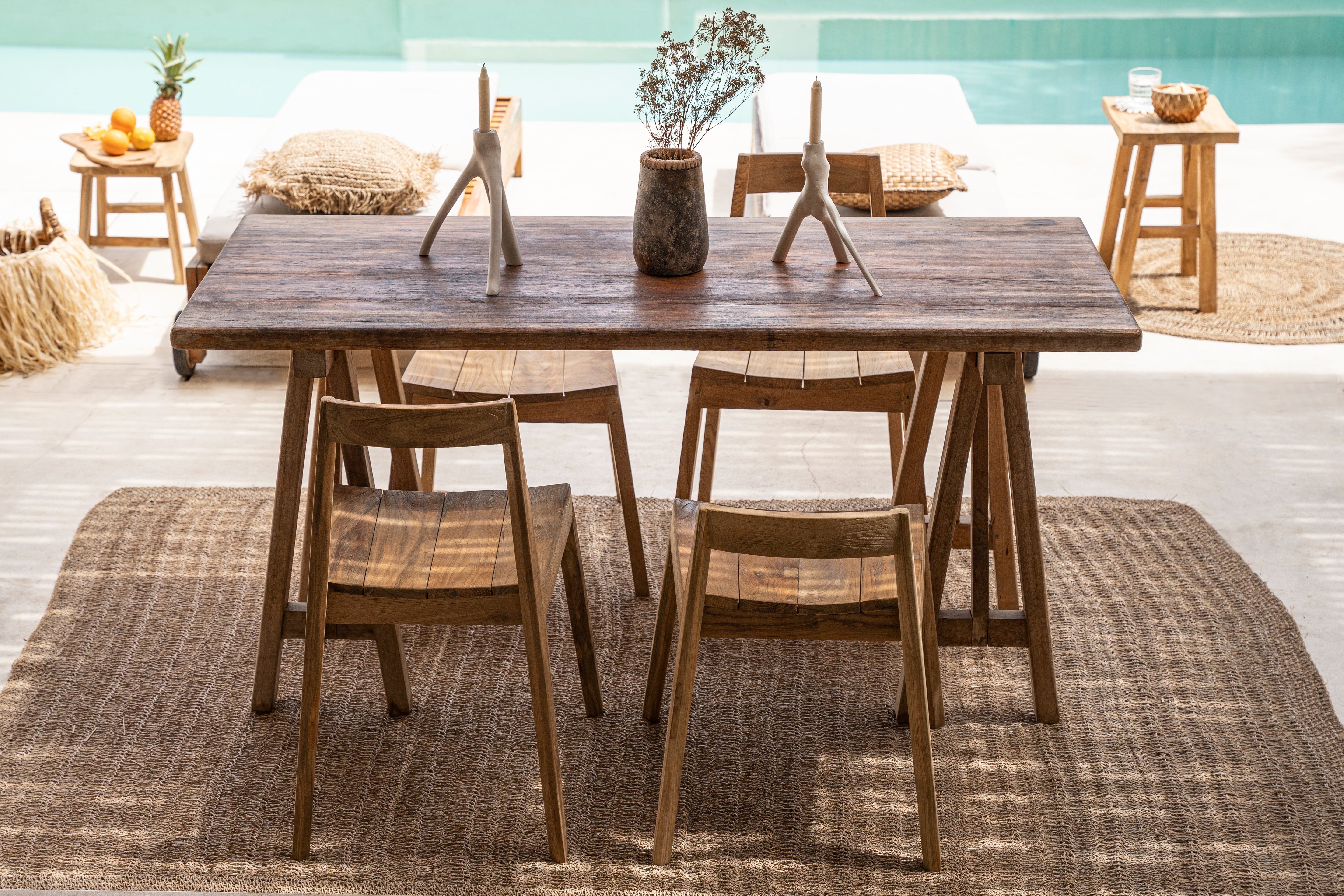 The Paxi Dining Chair - Natural - Outdoor